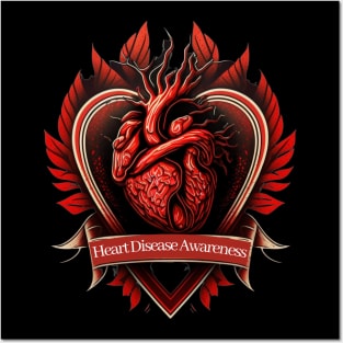 Heart Disease Awareness Posters and Art